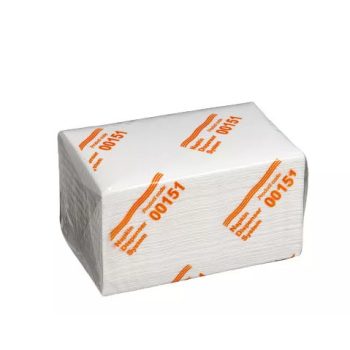   Adagolós N4 V hajtású szalvéta - 2 rétegű, hófehér, 16,5x21cm, 160 lap