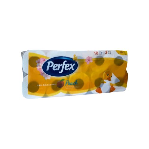 Perfex Soft&Light Big Roll WC papír Barack - 3 rétegű, 10 tekercs