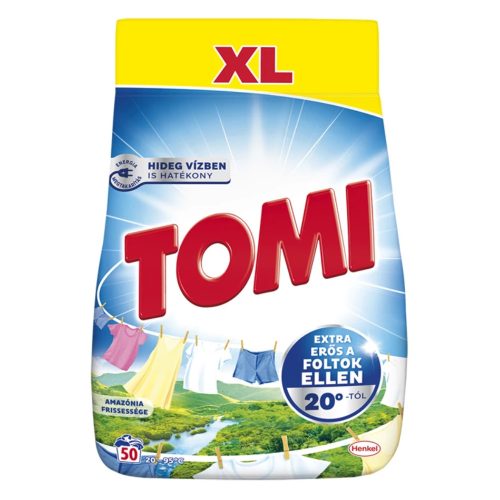 Tomi mosópor fehér ruhákhoz - 50 mosás 2,75kg
