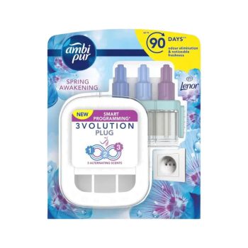   Ambi Pur 3volution készülék + utántöltő Lenor Spring 20ml