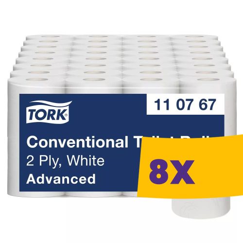 Tork kistekercses toalettpapír - 2 rétegű, 8 tekercs (Karton -  8 csg)