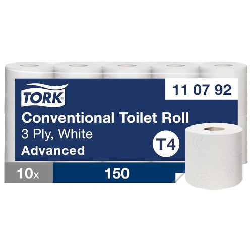 Tork Soft kistekercses toalettpapír - 3 rétegű, 10 tekercs