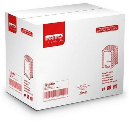FATO Bár- és Fagyi adagolós szalvéta Fehér - 1 rétegű, 17x17cm, 3000 lap