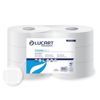   Lucart Strong 23J WC papír 23cm átm. - 2 rétegű, hófehér, 185m (Karton - 6 tek)