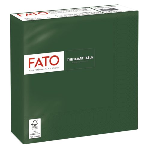 FATO Smart Table szalvéta Erdő Zöld - 2 rétegű, 33x33cm, 50 lap