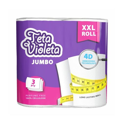 Violeta JUMBO XXL prémium háztartási papírtörlő - 3 rétegű, 2 tekercs