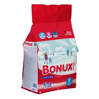  Bonux Professional mosópor 3in1 White Polar Ice Fresh - 72 mosás 4,68kg