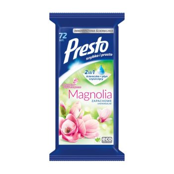 Presto univerzális törlőkendő Magnólia 72db