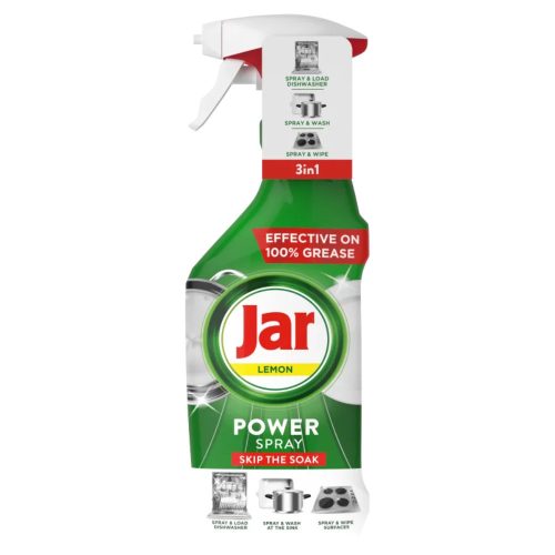 Jar Power Spray erős zsíroldó mosogató- és tisztítószer Citrom 500ml