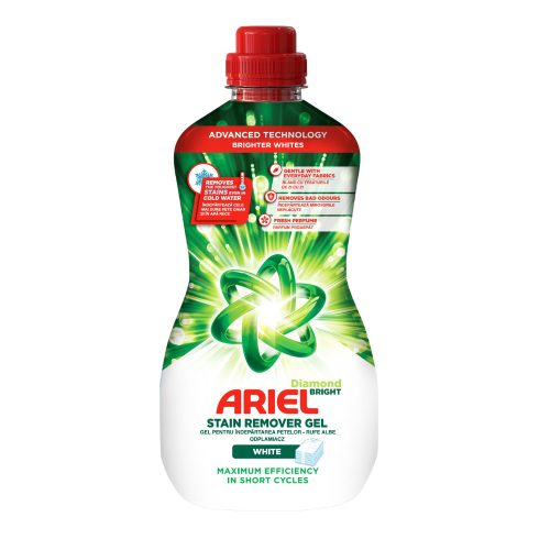 Ariel Diamond Bright folteltávolító gél White - fehér ruhákhoz 950ml
