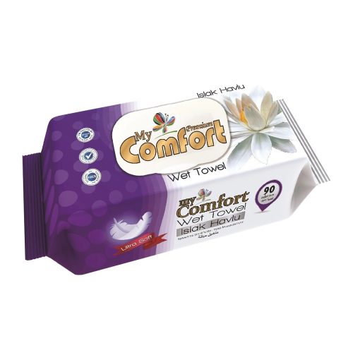 My Comfort nedves törlőkendő visszazárható 90db