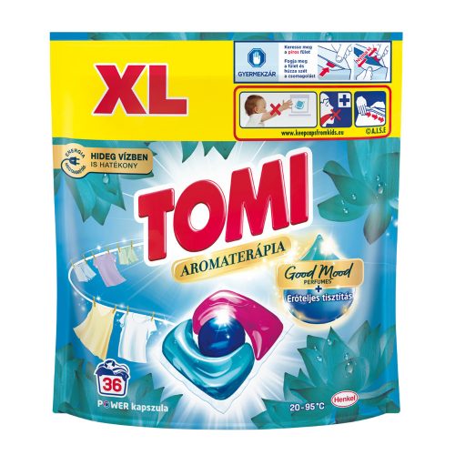 Tomi Aromaterápia 3+1 mosókapszula univerzális - Lótusz 36db