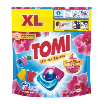   Tomi Aromaterápia 3+1 mosókapszula színes ruhákhoz - Orchidea 36db