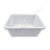 Szögletes alj 1000ml PP fehér Standard - 50 db