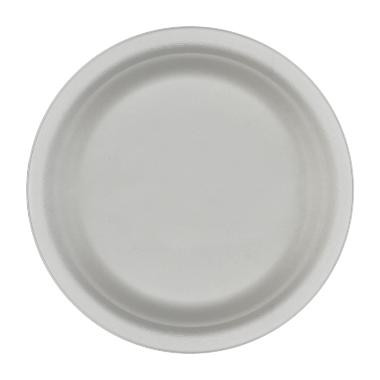 Cukornád tányér, fehér, Ø220 mm - 50 db