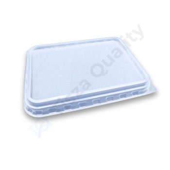   Szögletes tető - koronás - osztott aljhoz PP natúr - 50 db