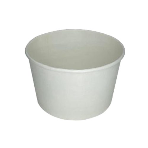 Fagyis papírtégely, fehér, 245 ml, Ø95x80x56 mm (50 db)