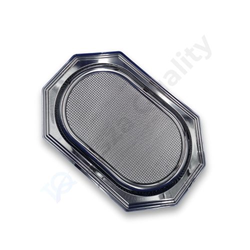 CATERING tálca, 5 személyes, PET, fekete, 455x302x22 mm (10 db)