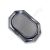 CATERING tálca, 5 személyes, PET, fekete, 455x302x22 mm (10 db)