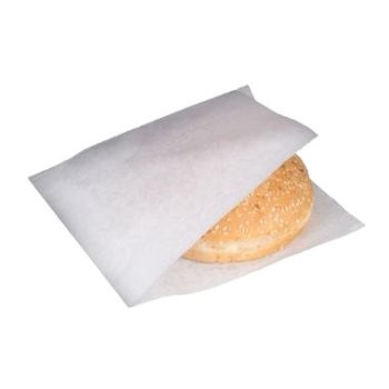 Pita/hamburger tasak, fehér, 150x170 mm - 200 db