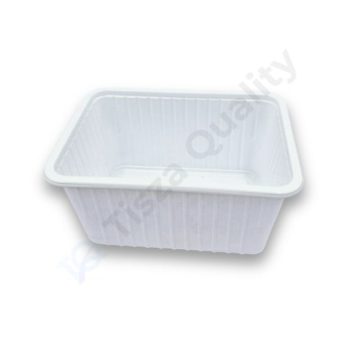 Szögletes alj 1200ml PP fehér Standard - 50 db