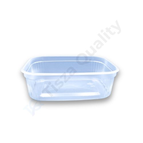 Svéd tálka 450 ml, PP víztiszta - 50 db