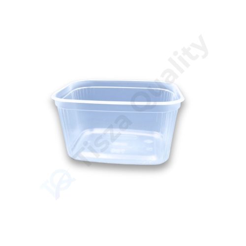 Svéd tálka 750 ml, PP víztiszta - 50 db