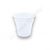 80 ml fehér pohár PS (100 db)