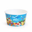 Fagyis papírtégely, standard mintával, 245 ml, Ø95xØ80x56 mm (50 db)