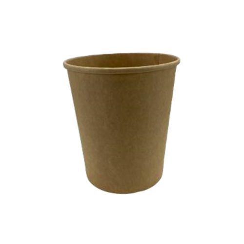 Leveses papírtégely 770 ml, barna (Ø116mm) (50 db)