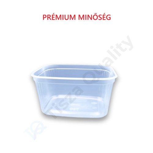 Svéd tálka PRÉMIUM 700 ml, PP víztiszta - 50 db