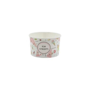 Fagyis papírtégely - Ice Cream - 245 ml Ø97 mm - 25 db