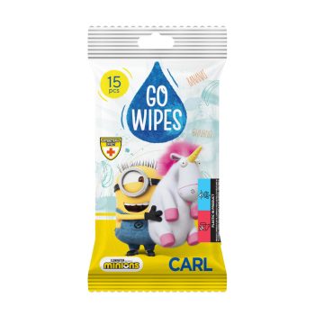 GoWipes Minions antibakteriális nedves törlőkendő 15db