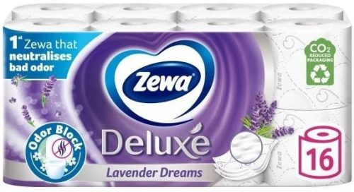 Zewa Deluxe toalettpapír Levendula - 3 rétegű, 16 tekercs